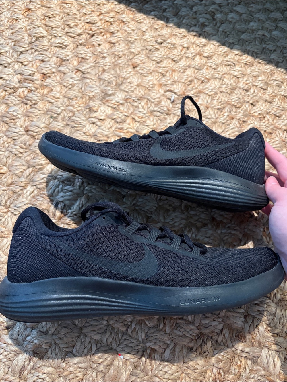 Nike LunarConverge Black Anthracite Lunarlon Running Shoes Men’s 11